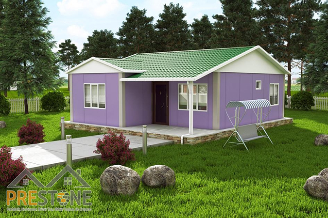 69 m² | 2+1 | Prestone Tek Katlı Prefabrik Ev