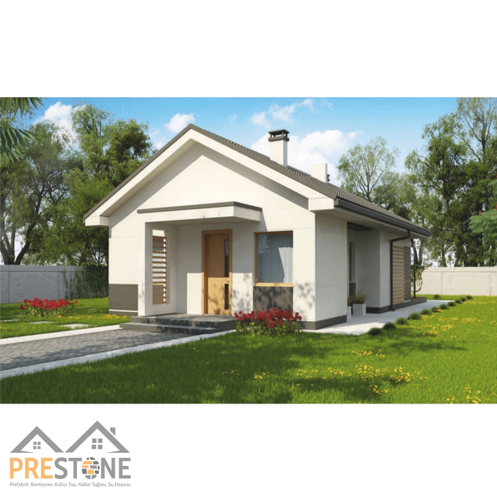 113 m2 Prestone Tek Katlı Çelik Konut