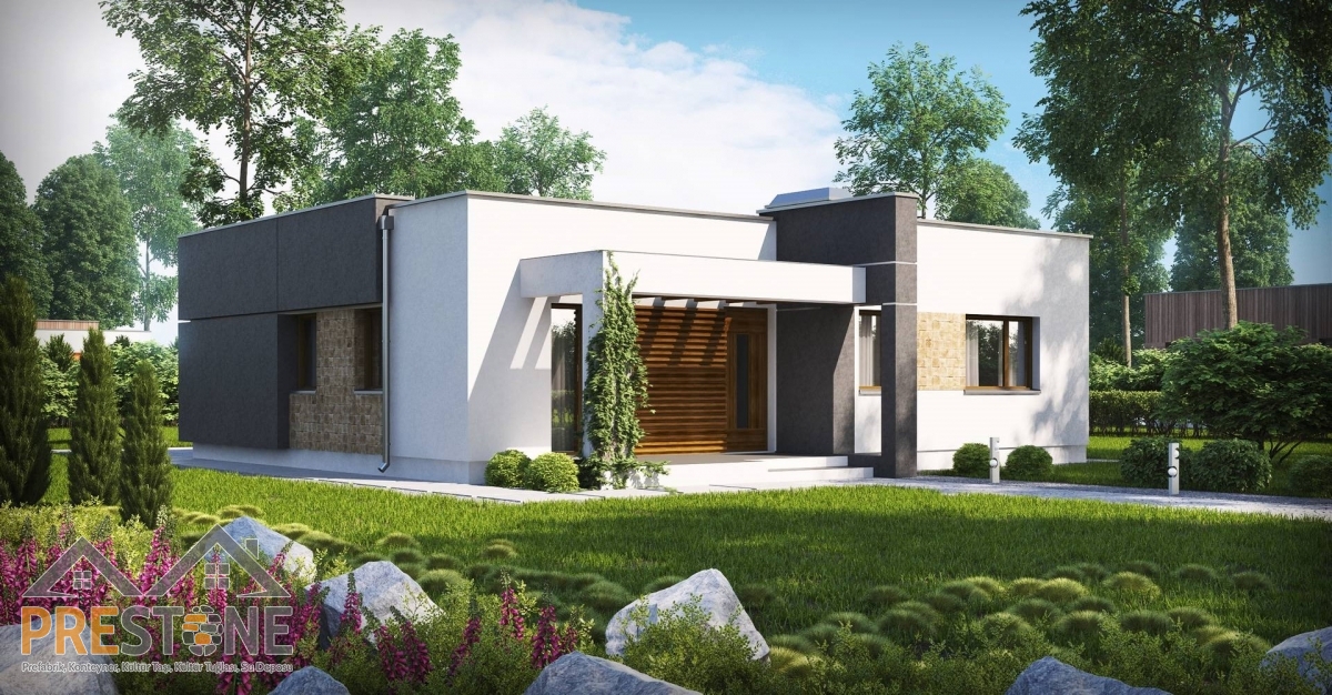 113 m2 Prestone Tek Katlı Çelik Konut - 2