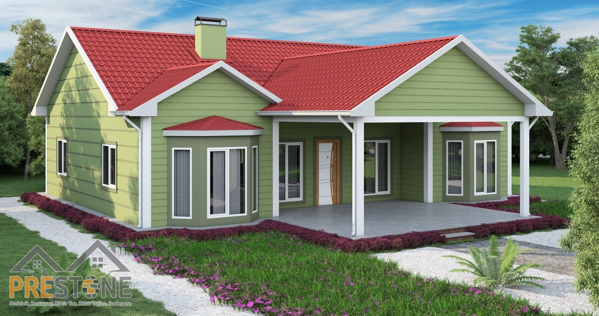 157 m2 Prestone Tek Katlı Çelik Konut