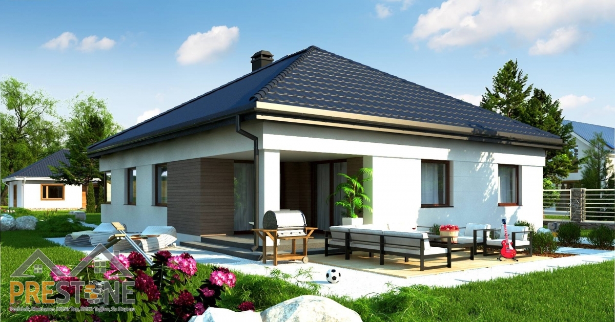 168 m2 Prestone Tek Katlı Çelik Konut