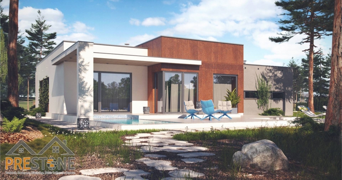 194 m2 Prestone Tek Katlı Çelik Konut