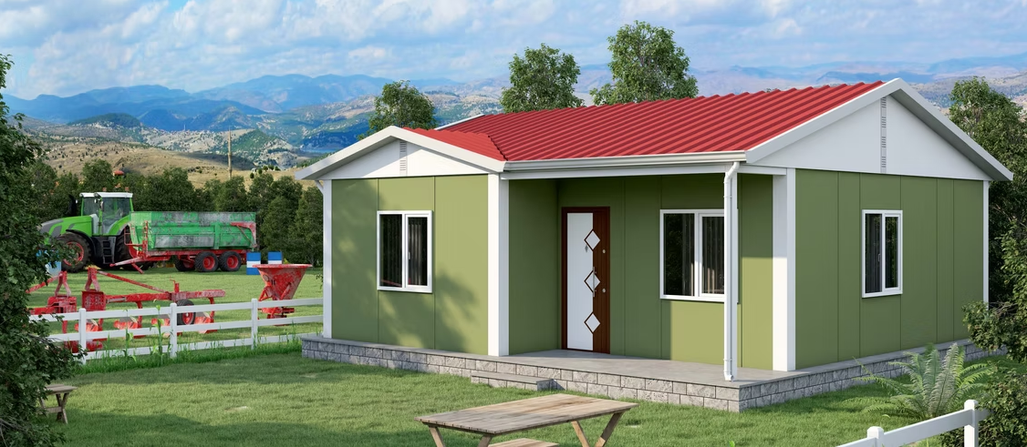 59 m² | 2+1 | Prestone Tek Katlı Prefabrik Ev