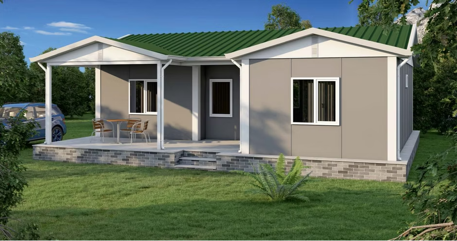 88 m² | 2+1 | Prestone Tek Katlı Prefabrik Ev