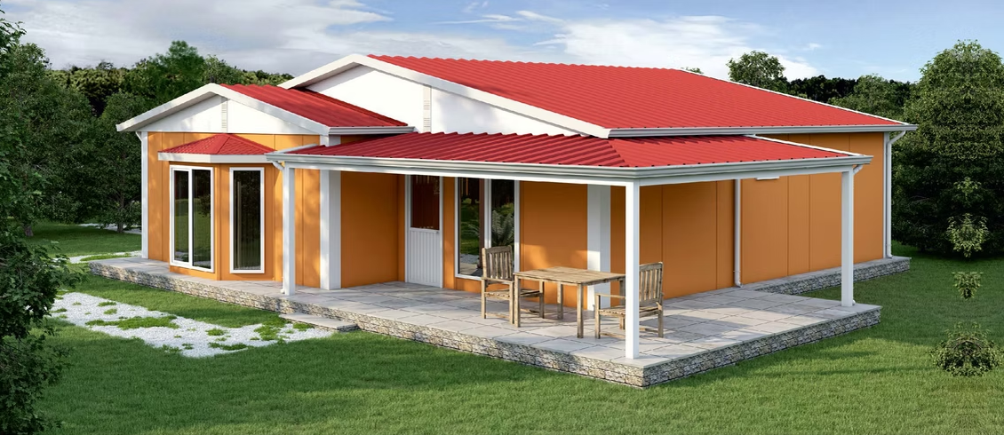 95 m² | 3+1 | Prestone Tek Katlı Prefabrik Ev - 2