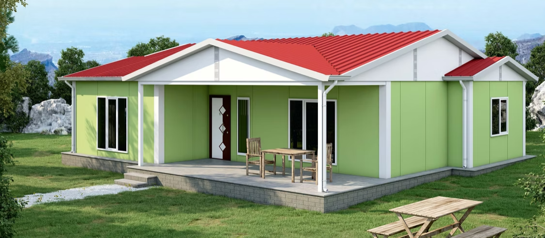 101 m² | 2+1 | Prestone Tek Katlı Prefabrik Ev